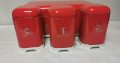BREAD BIN WITH 3 PIECE CANISTER SET