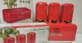BREAD BIN WITH 3 PIECE CANISTER SET