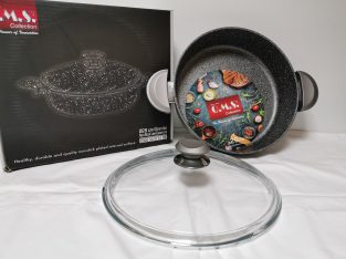 28CM NON STICK GRANITE LOW CASSEROLE