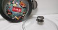 28CM NON STICK GRANITE LOW CASSEROLE
