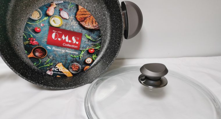 28CM NON STICK GRANITE LOW CASSEROLE