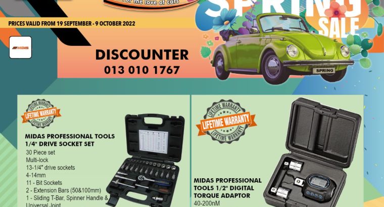 Shop our range of Tools at Discounter Midas!