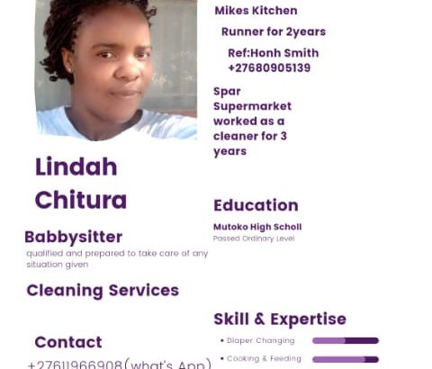Looking for a job as a maid