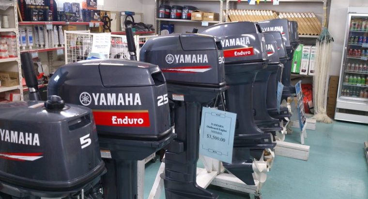 New & Used Yamahas 15hp 40hp 70HP / 75HP 4 Stroke Outboard