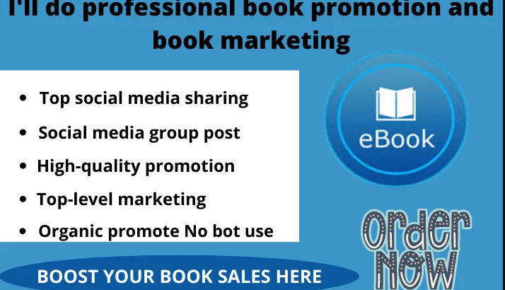I will do professional book promotion and book marketing