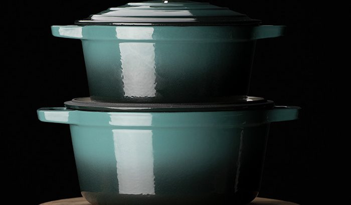 7 piece cast iron cookware set