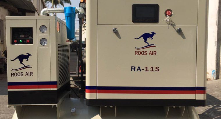 3 in 1, Screw Compressor & Air Dryer & Air Receiver, RA-11S, ROOS
