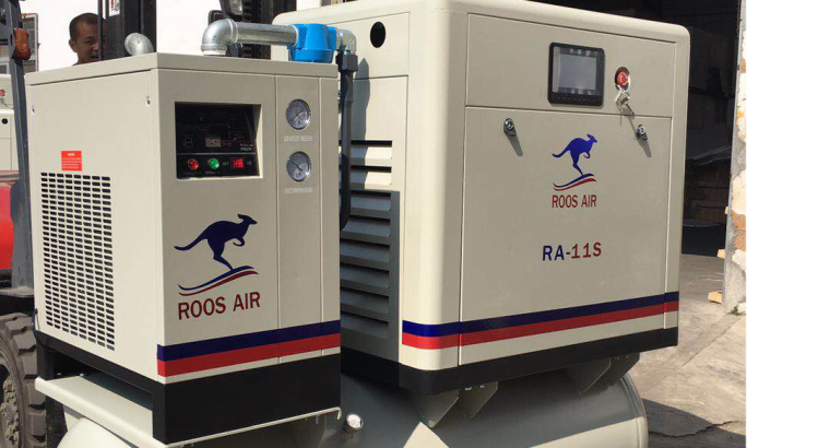 3 in 1, Screw Compressor & Air Dryer & Air Receiver, RA-11S, ROOS