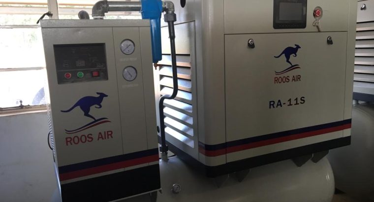 3 in 1, Screw Compressor & Air Dryer & Air Receiver, RA-11S, ROOS