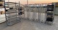 Trolley, 18 tier, for 18x bakery trays