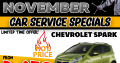 CAR SERVICE SPECIALS!