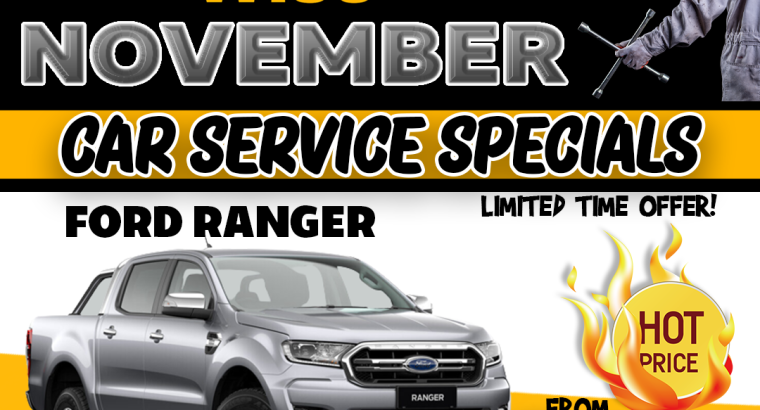 CAR SERVICE SPECIALS!
