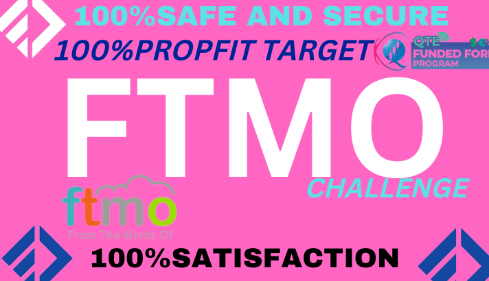 I will successfully trade your ftmo,mff,tff, prop firm and get yo
