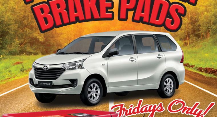 BRAKE PADS SPECIAL at Hendrina Spares!