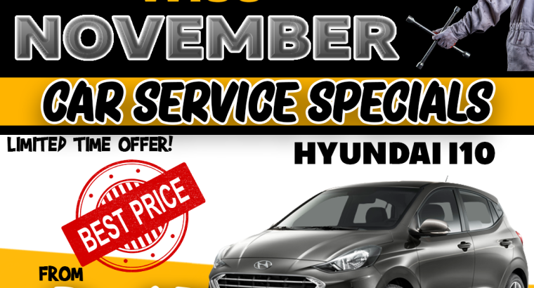 CAR SERVICE SPECIALS!