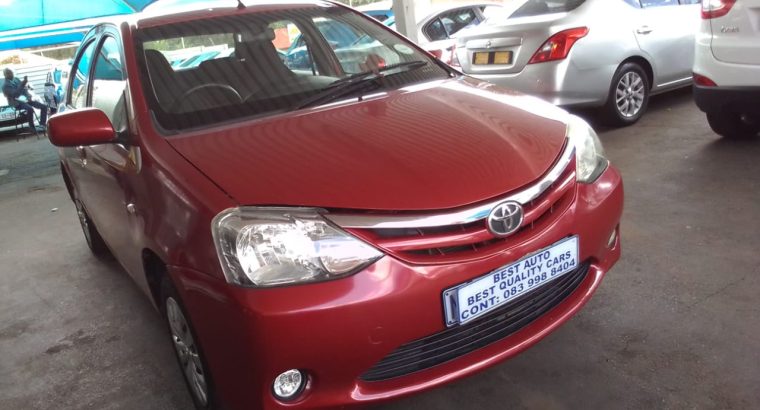 2013 Toyota Etios 1,.5 Engine Capacity Sedan with Manuel Transmis