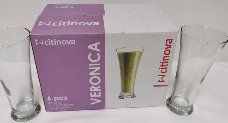 Citinova Glass Tumblers 6Pc Set Veronica