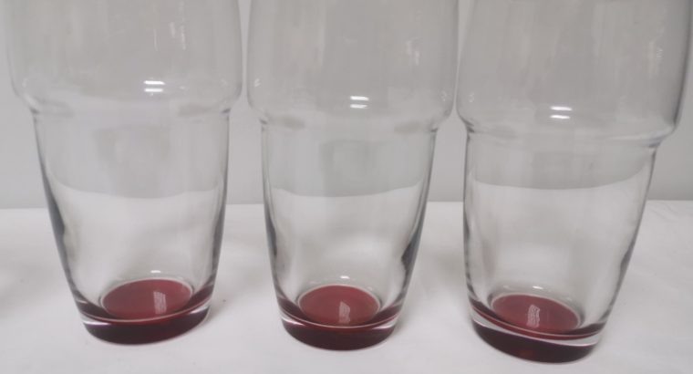 LAV Adora 6-Piece Colored Bottom Drinking Glasses