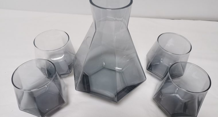 NORDIC HIGH FASHION WATER JUG AND CUP SET