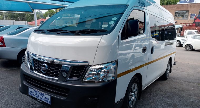 2018 Nissan NV350 2.5 Engine Capacity (15-Seater) with Manuel Tra