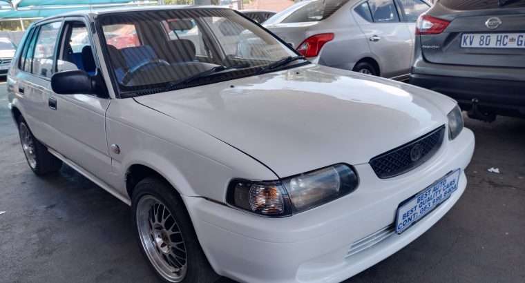 1995 Toyota Tazz 1.6Engine Capacity with Manuel Transmission, Cen