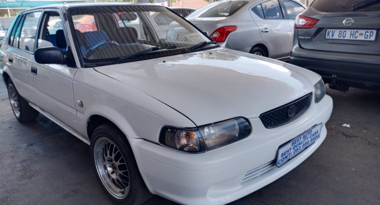 1995 Toyota Tazz 1.6Engine Capacity with Manuel Transmission, Cen