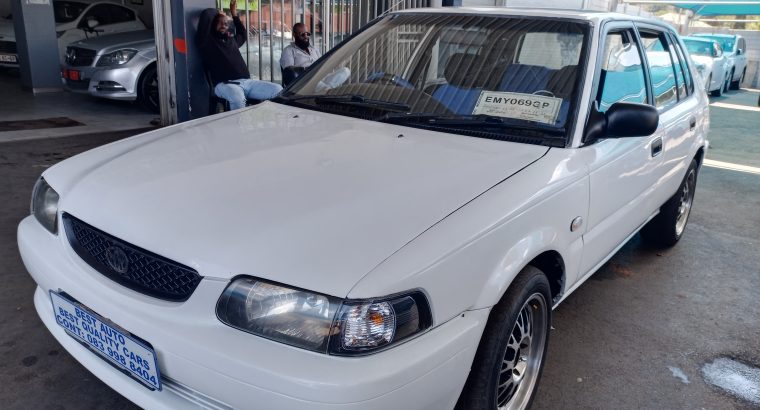 1995 Toyota Tazz 1.6Engine Capacity with Manuel Transmission, Cen