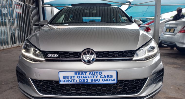 2017 VW Golf 7 2.0 Engine Capacity GTD DSD with Automatic Transmi