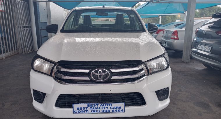 2016 Toyota Hi lux 2.4 Engine Capacity GD6 Long Base with Manuel