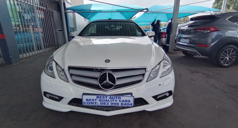 2012 Mercedes Benz E-300 3.0 Engine Capacity Convertible with Aut