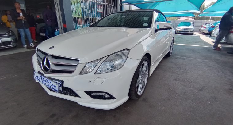 2012 Mercedes Benz E-300 3.0 Engine Capacity Convertible with Aut