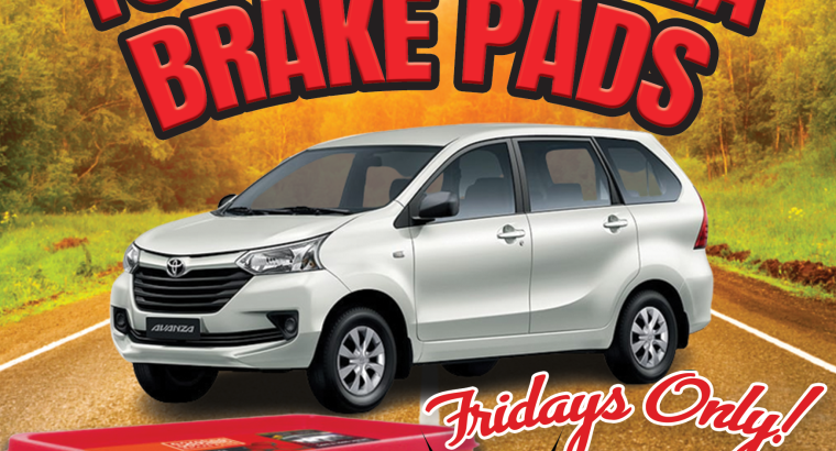 BRAKE PADS SPECIAL!