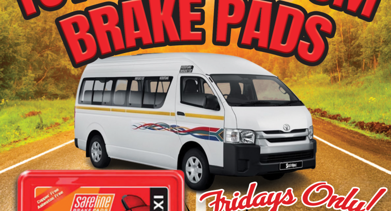 BRAKE PADS SPECIAL!