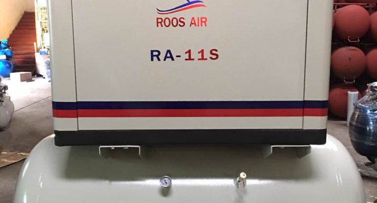 2 in 1, Screw Compressor & Air Receiver, RA-11S, ROOS AIR, 11kW,