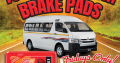 Get Toyota Quantum brake pads for ONLY R170.00 FRIDAYS ONLY!