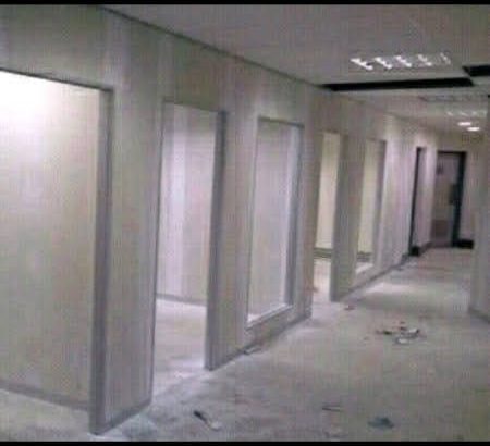 Dry wall partition and ceilings