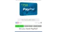 Grab a chance to win $750 Paypal Gift card