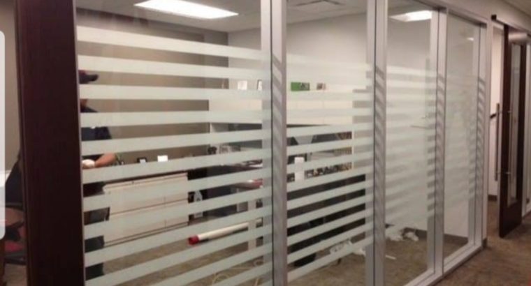 designed window frost