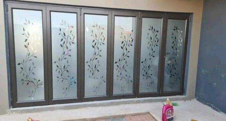 designed window frost
