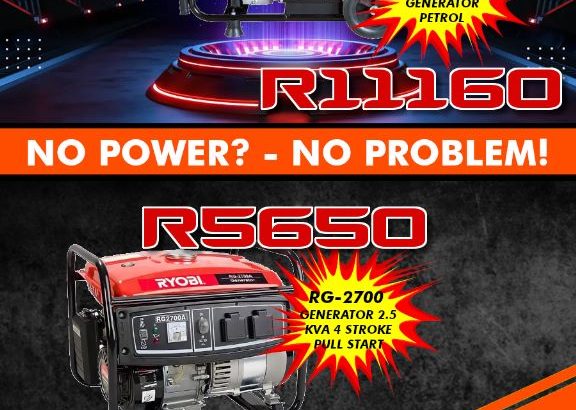 Visit us for the best prices on generators this December!