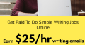 Online writing jobs – Get paid for doing simple writing online