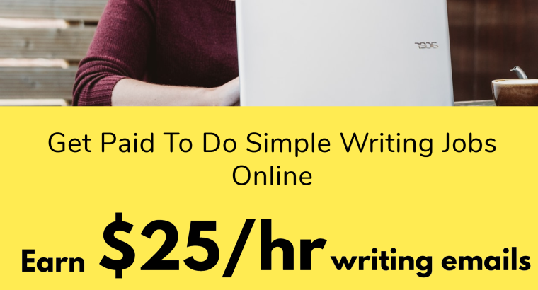 Online writing jobs – Get paid for doing simple writing online