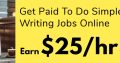 Online writing jobs – Get paid for doing simple writing online