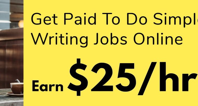 Online writing jobs – Get paid for doing simple writing online