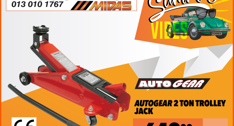 Get this Autogear 2 Ton Trolley Jack for ONLY R649.00!