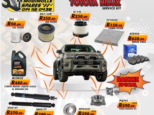 Keep your Toyota Hilux in great condition with our parts!