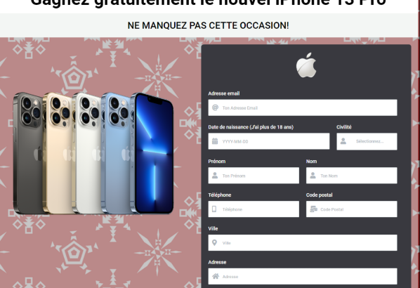 Recevez le dernier iPhone 13 maintenant