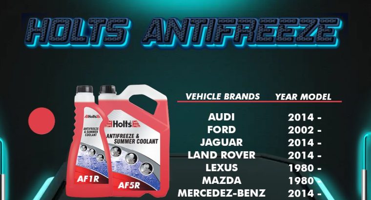 We sell Holts Antifreeze! Visit Wierdapark Midas today!