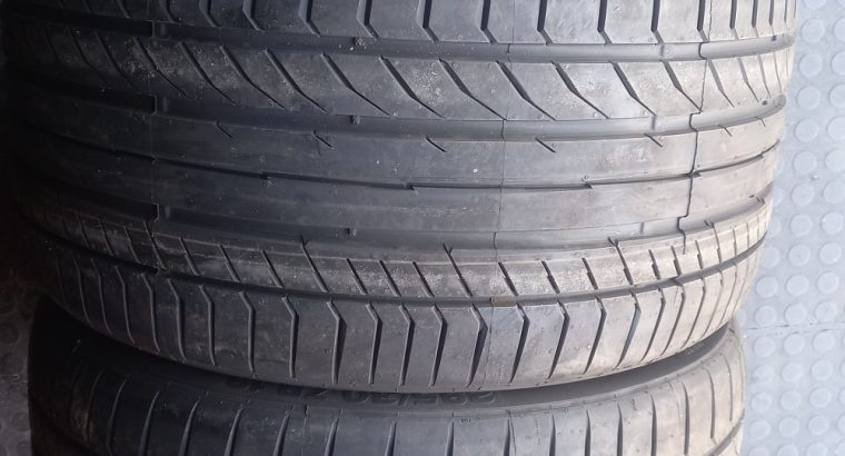 295/30/19 × 2 Continental 5 Tyres. 100% Life