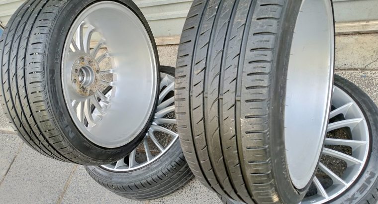 17 inch rims and tyres for sale 4×100,4×108 p